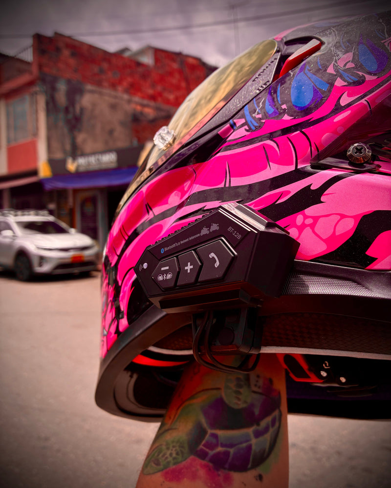 🏍️🔊 ¡Comunícate, Rueda y Disfruta al Máximo con el Intercom BT12B! + ENVIO GRATIS 🚚 y Pago Contraentrega en tu casa🔥