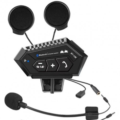 🏍️🔊 ¡Comunícate, Rueda y Disfruta al Máximo con el Intercom BT12B! + ENVIO GRATIS 🚚 y Pago Contraentrega en tu casa🔥