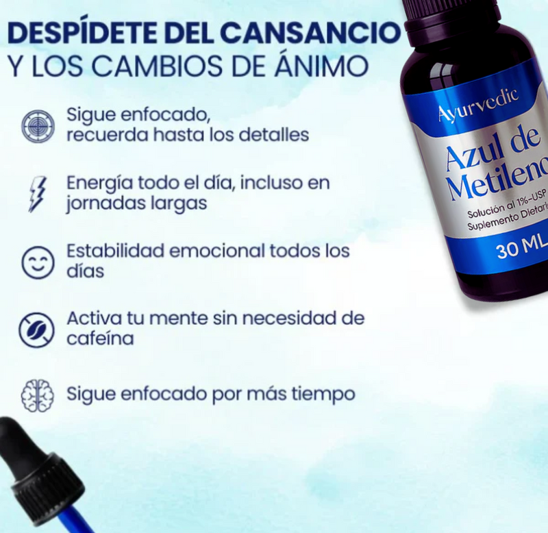 AZUL DE METILENO AYURVEDIC 30 ML - ORIGINAL