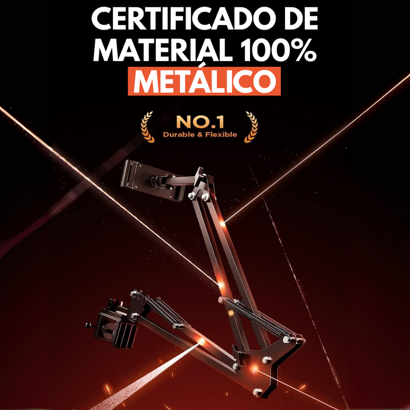 🤳Brazo Metálico Articulado Para Celular y Tablet