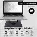 SOPORTE PARA PORTATIL METALICO - GIRATORIO - AJUSTABLE