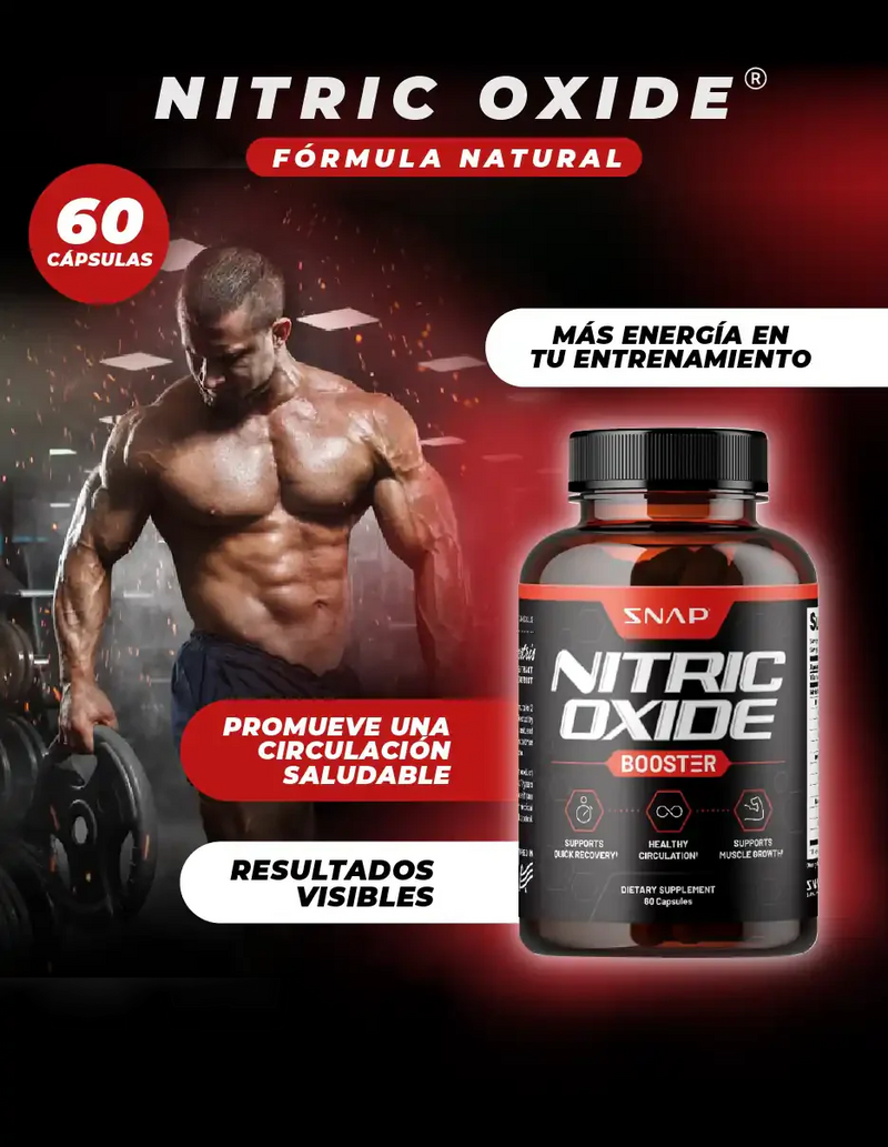 NITRIC OXIDE SNAP ORIGINAL-  ERECCIONES MÁS DURAS. MAYOR SENSIBILIDAD Y PLACER.  MÁS ENERGÍA PARA RENDIR COMO NUNCA.