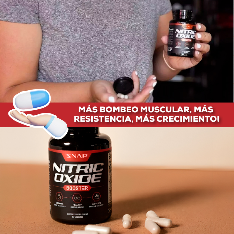 NITRIC OXIDE SNAP ORIGINAL-  ERECCIONES MÁS DURAS. MAYOR SENSIBILIDAD Y PLACER.  MÁS ENERGÍA PARA RENDIR COMO NUNCA.